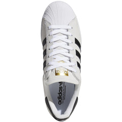 Adidas Superstar ADV Skate Shoe - White/Black/Gold