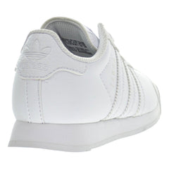 Adidas Samoa C Little Kid's Shoes White/White/Clear Grey