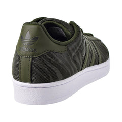 Adidas Superstar Glitter Mesh J Big Kids Shoes Night Cargo/Footwear White