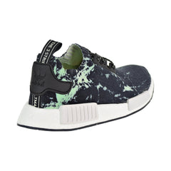 Adidas NMD_R1 Primeknit Men's Shoes Core Black/Cloud White/Aero Green