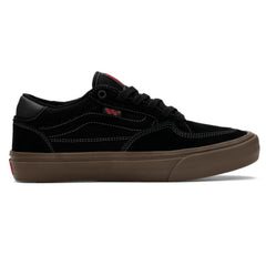 Vans Skate Rowan Skateboard Shoe - Black/Dark Gum