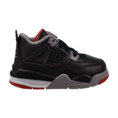Air Jordan Retro 4 "Bred Reimagined" (TD) Toddler Shoes Black-Cement Grey