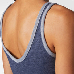 Adidas Originals New York Red Bulls V-Neck Women's Tank Top Blue Heather