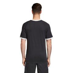 Adidas Originals 3-Stripes Men's Fashion Casual T-Shirt Black/White
