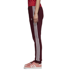 Adidas Originals Trefoil Women's Cuffed Track Pants Maroon/White