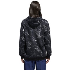 Adidas Men's Other Sports Marble Print Hoodie Black/White