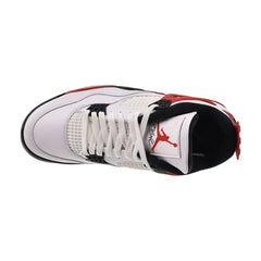 Air Jordan 4 Retro Men's Shoes White/Fire-Red/Black dh6927-161