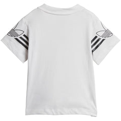 Adidas Infant & Toddler Originals Outline Tee Shorts Set White/Black