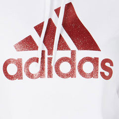 Adidas Women's Originals Shine Logo Hoodie White