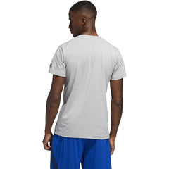 Adidas  Men's New Hustle Graphic Tee Grey