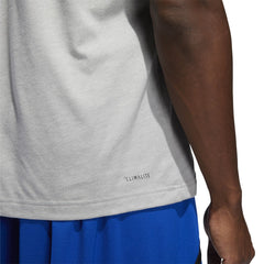 Adidas  Men's New Hustle Graphic Tee Grey