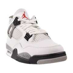 Air Jordan 4 Retro "White Cement" Men's Shoes Summit White/Red fv5029-100