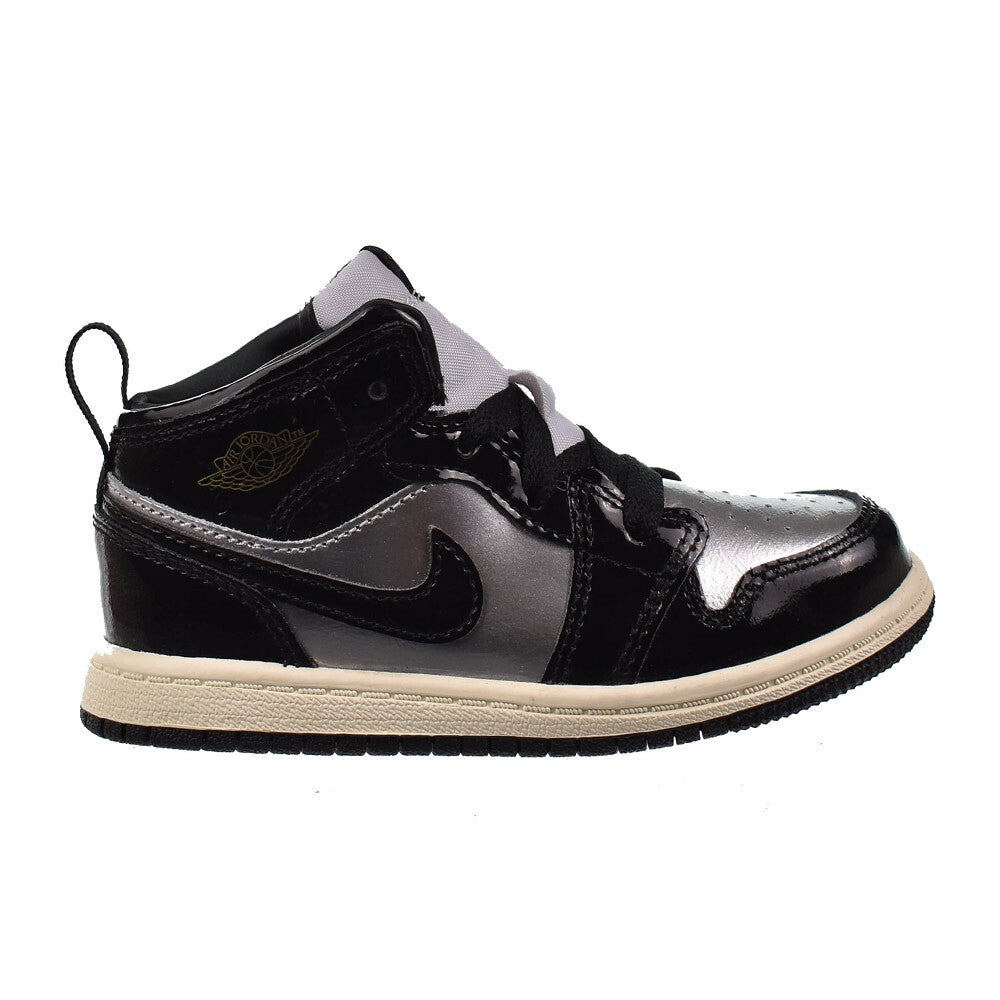 Jordan 1 Mid SE (TD) Toddlers' Shoes Black/Metallic Gold fz3939-001