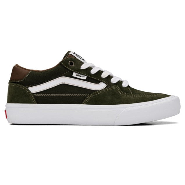 Vans Skate Rowan Skateboard Shoe - Green/Brown
