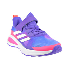 Adidas FortaRun EL K Little Kid's Shoes Purple Rush/Cloud White/Acid Red