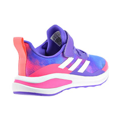 Adidas FortaRun EL K Little Kid's Shoes Purple Rush/Cloud White/Acid Red