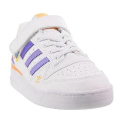 Adidas Forum Low 'Fruits & Rainbow Patches Little Kids' Shoes Cloud White-Purple