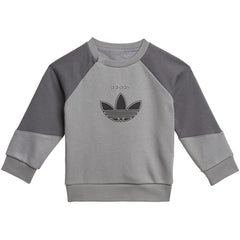 Adidas SPRT Collection Toddlers/Little Kids' Crew Set Grey