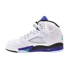 Jordan 5 Retro OG (GS) Big Kids' Shoes White/New Emerald hq7980-100