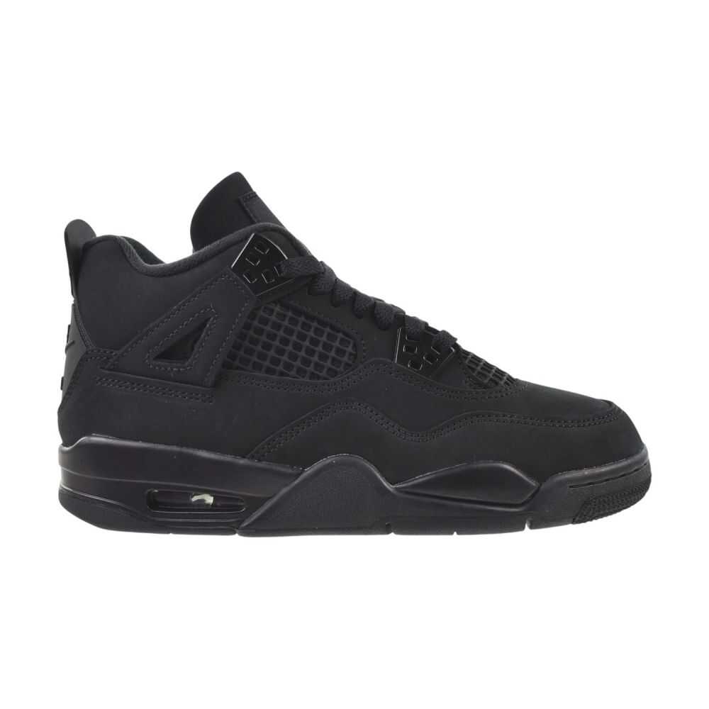 Air Jordan 4 Retro OG "Black Cat" Big Kids Shoes Black-Graphite ib4171-010