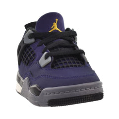 Jordan 4 Retro OG (TD) "Lakers" Toddlers' Shoes Imperial Purple ib4387-500