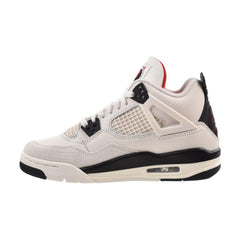 Jordan 4 Retro OG (GS) "Flight Club" Big Kids' Shoes Sail/Black im4026-100