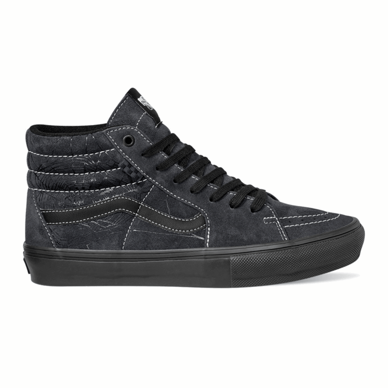Vans Skate Sk8-Hi Skateboard Shoe - Web Dark Grey/Black