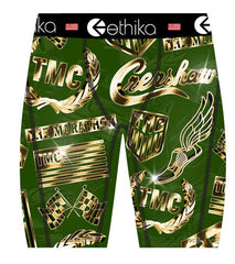 Ethika Legacy Men's Boxers Green/Gold mlus3493-ast