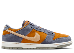 Nike SB Dunk Low Pro Skateboard Shoe - Light Carbon/Sesame-Monarch