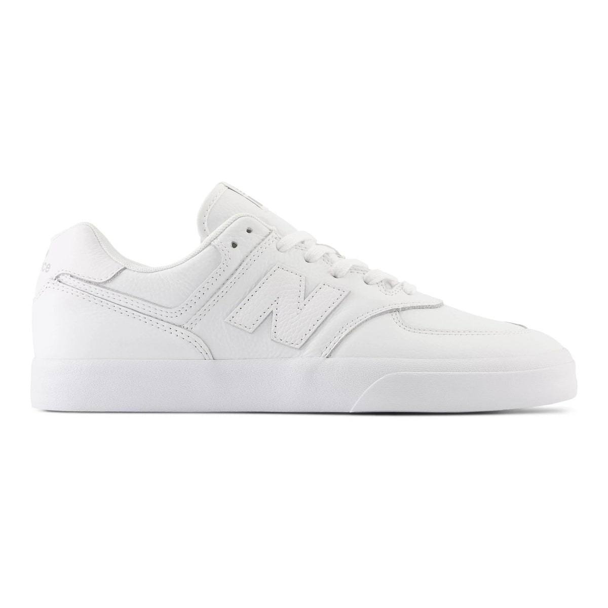 New Balance Numeric 574 Vulc Skateboard Shoe - White/White