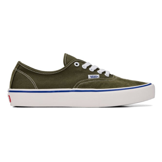 Vans Skate Authentic Skateboard Shoe - Mossy Olive