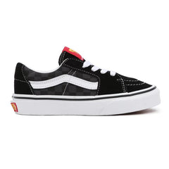 Vans Kids SK8-Low Skateboard Shoe - (Checkerboard)Black/Tonal