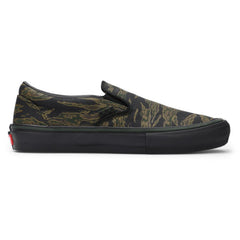 Vans Skate Slip-On Skateboard Shoe - Tiger Camo Green/Black