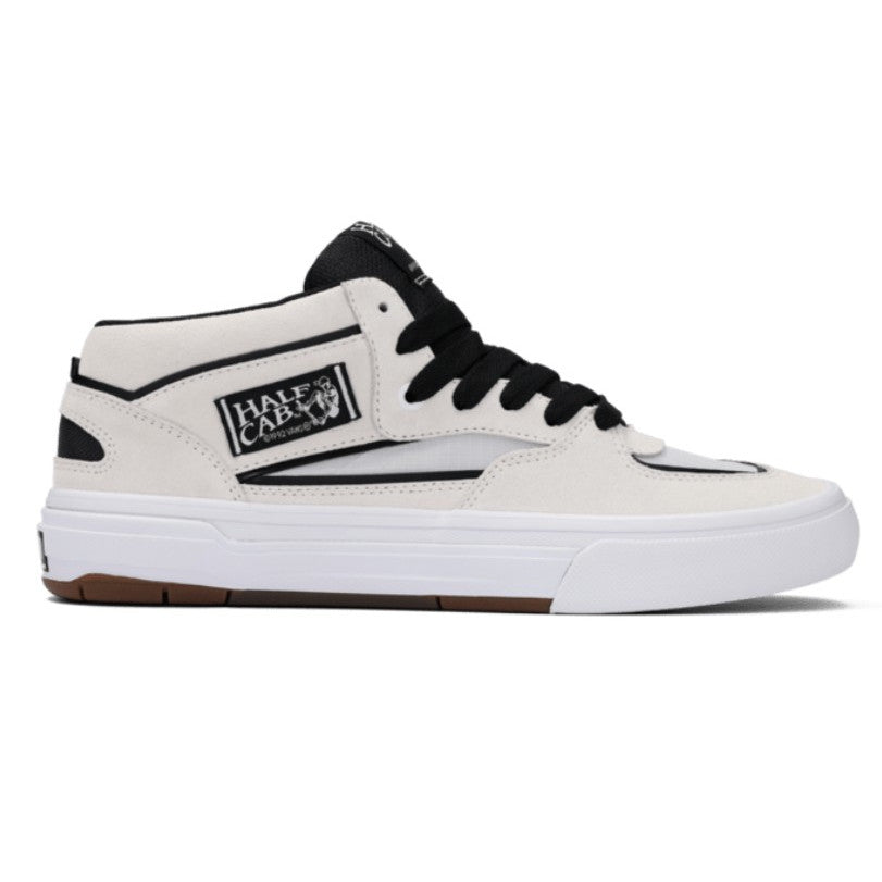 Vans Half Cab Wafflecup Skateboard Shoe - White/Black